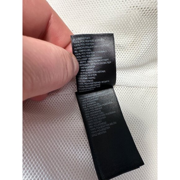 The North Face Mens White Windbreaker Jacket Zip-Up With Hood Size M - Picture 10 of 16